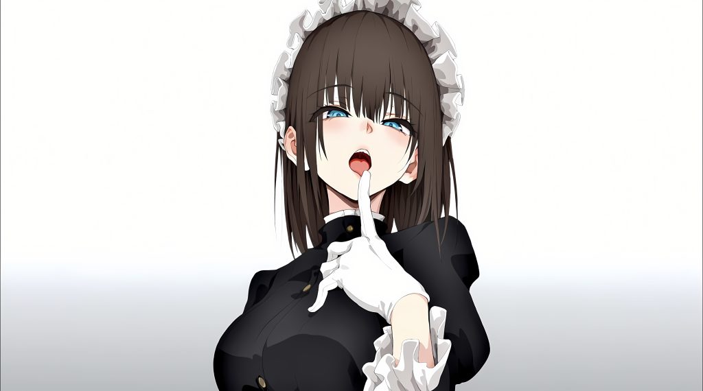 【哲风壁纸】冷艳-女仆头饰